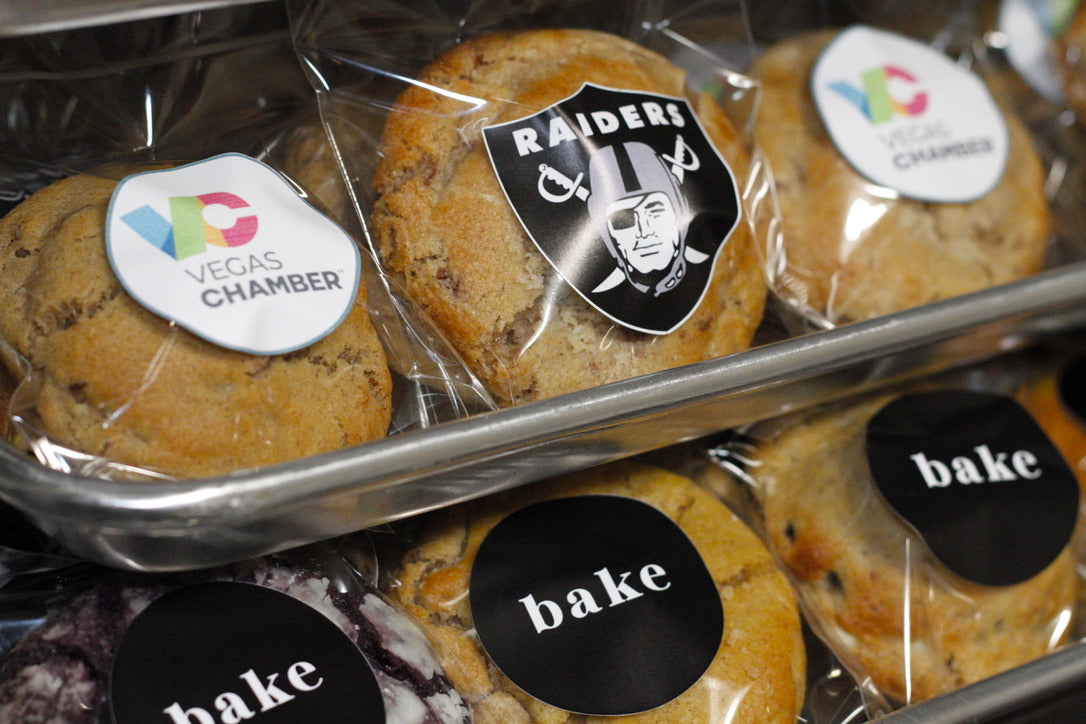 Vegas Chamber and Las Vegas Raiders Custom Stickers and bake the Cookie Shoppe Cookies 