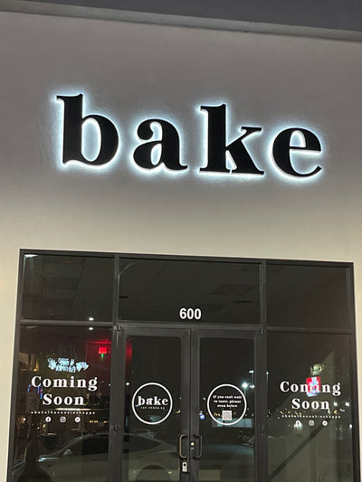 Lighting Up The Vegas Skyline: bake the Cookie Shoppe's Sign Shines Bright