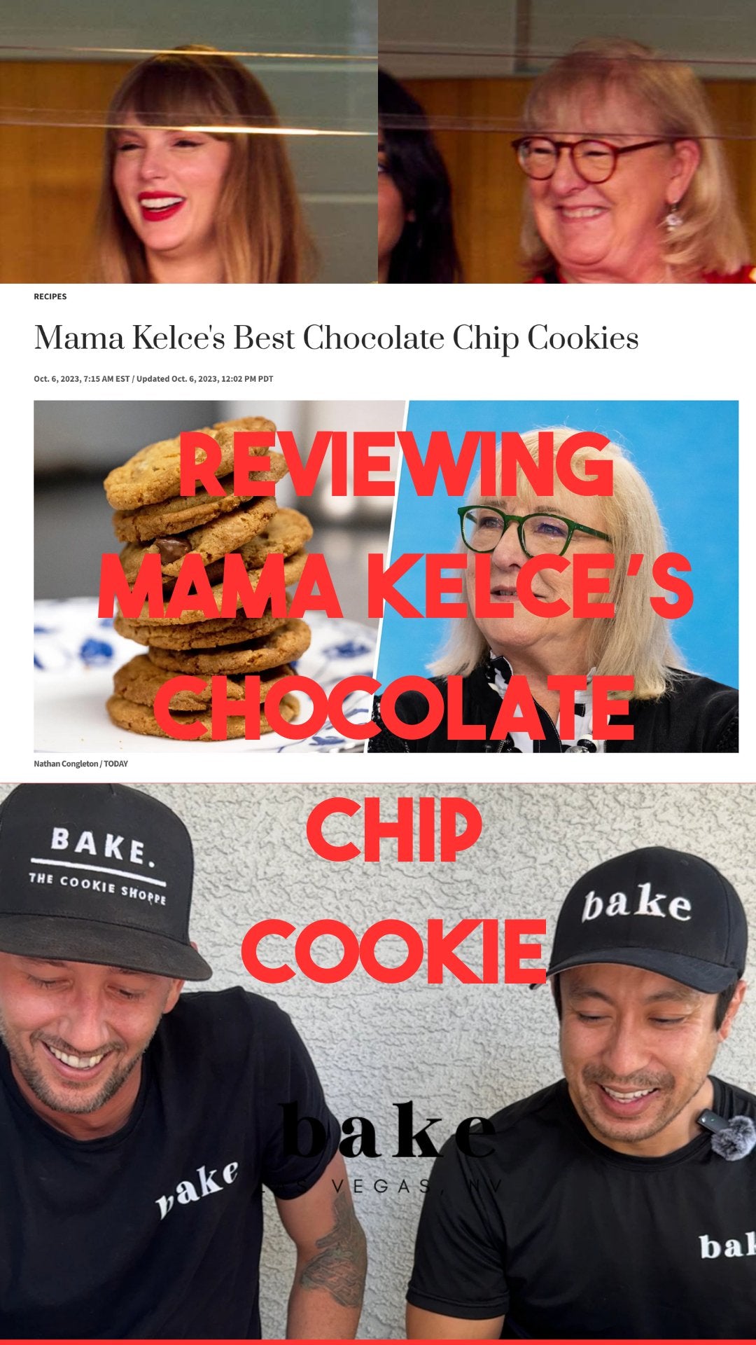 Celebrity Cookie Showdown: Mama Kelce's Famous Cookies vs. Taylor Swif ...