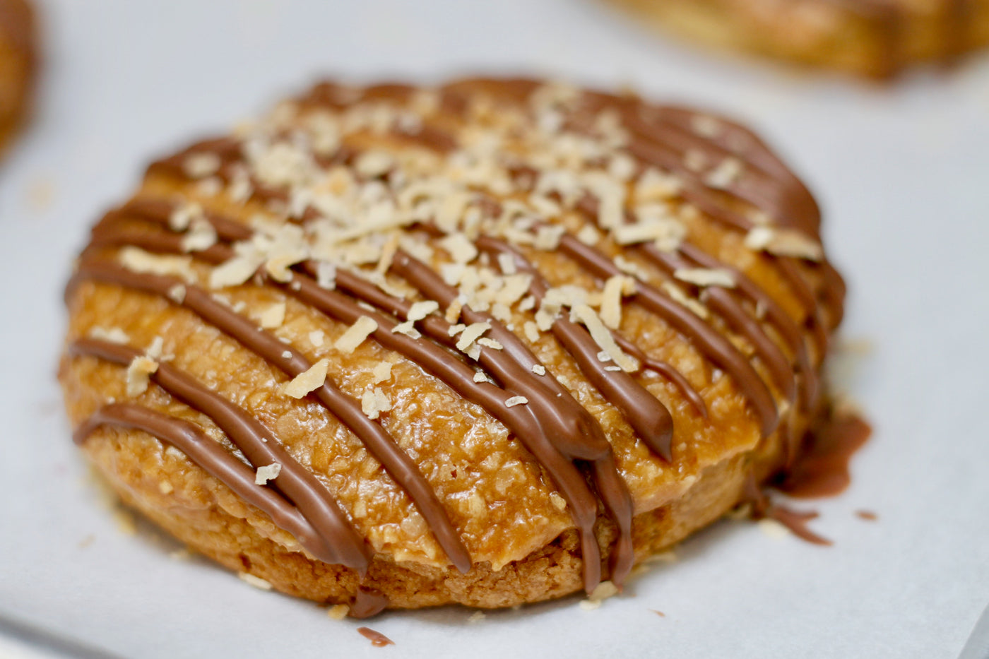 Caramel Coconut Cookie from bake the Cookei Shoppe in Las Vegas