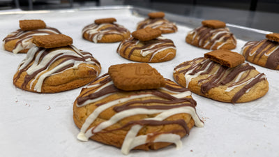 Dubai Chocolate Biscoff Cookies from bake the cookie shoppe in Las Vegas best of Vegas