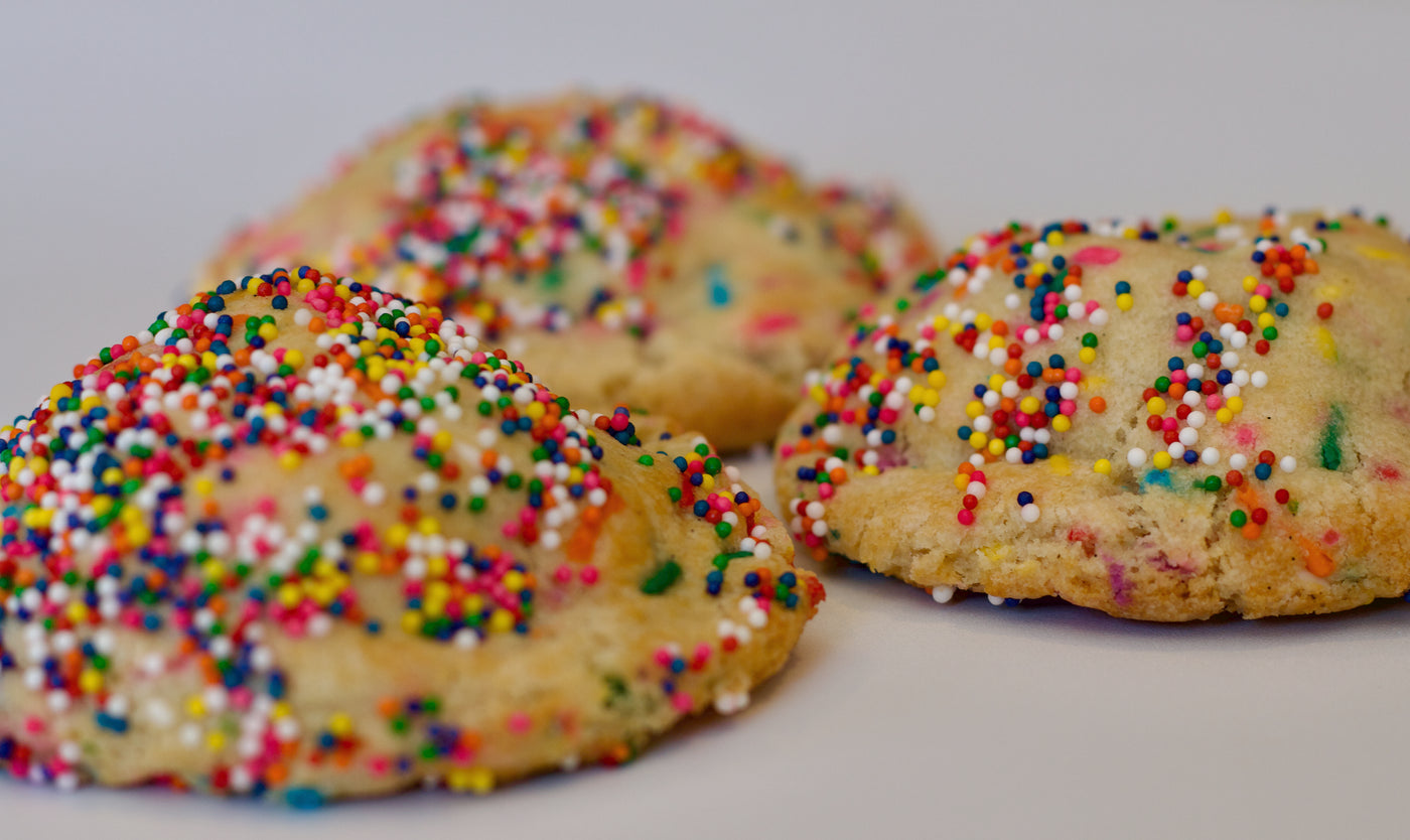 Birthday Cake Cookies with Sprinkles from bake the Cookie Shoppe in Las Vegas