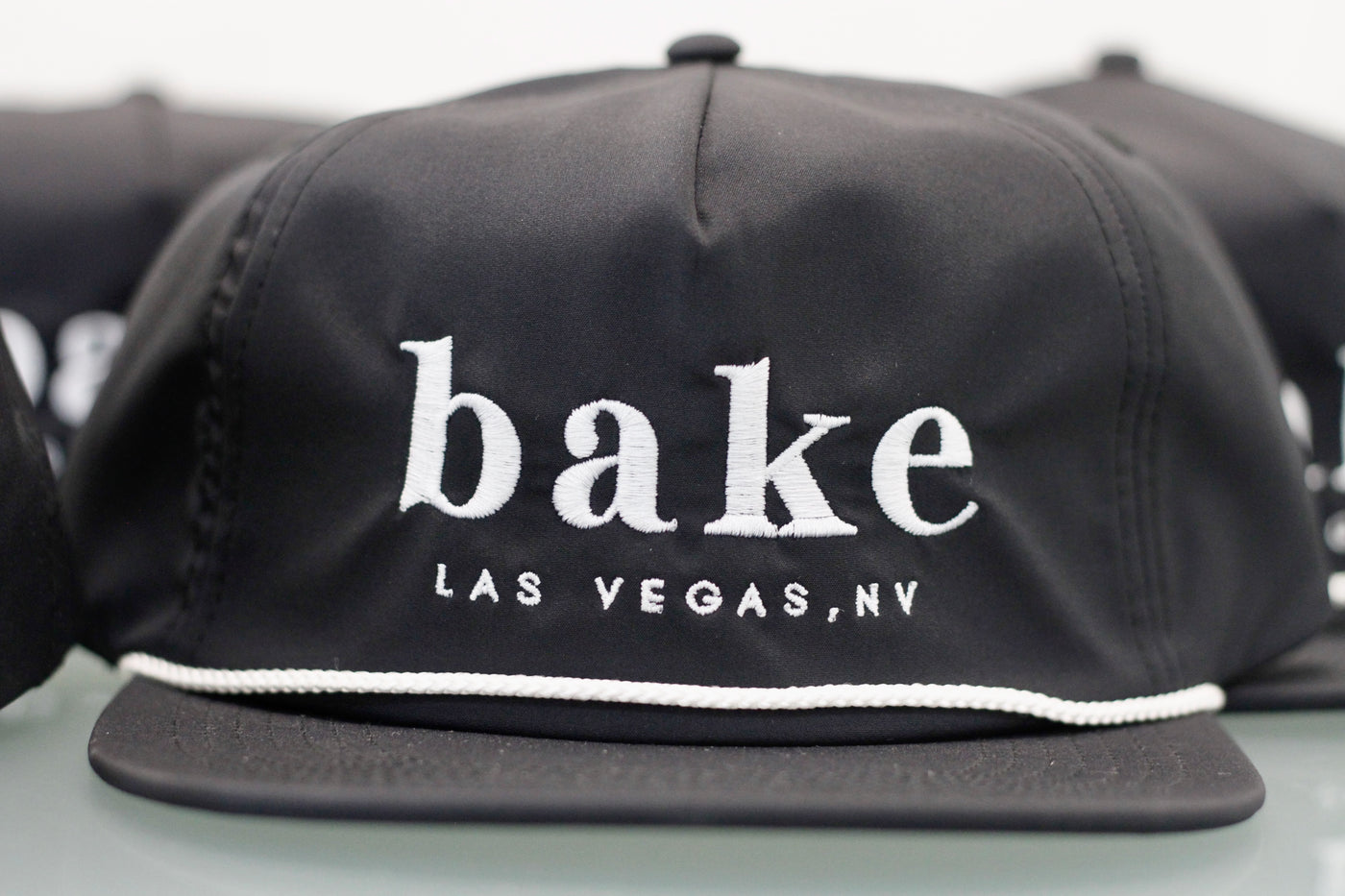 bake Rope Hat – Black Snapback