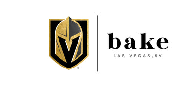 Vegas Golden Knights and Bake las Vegas Logos in Collaboration and partnership