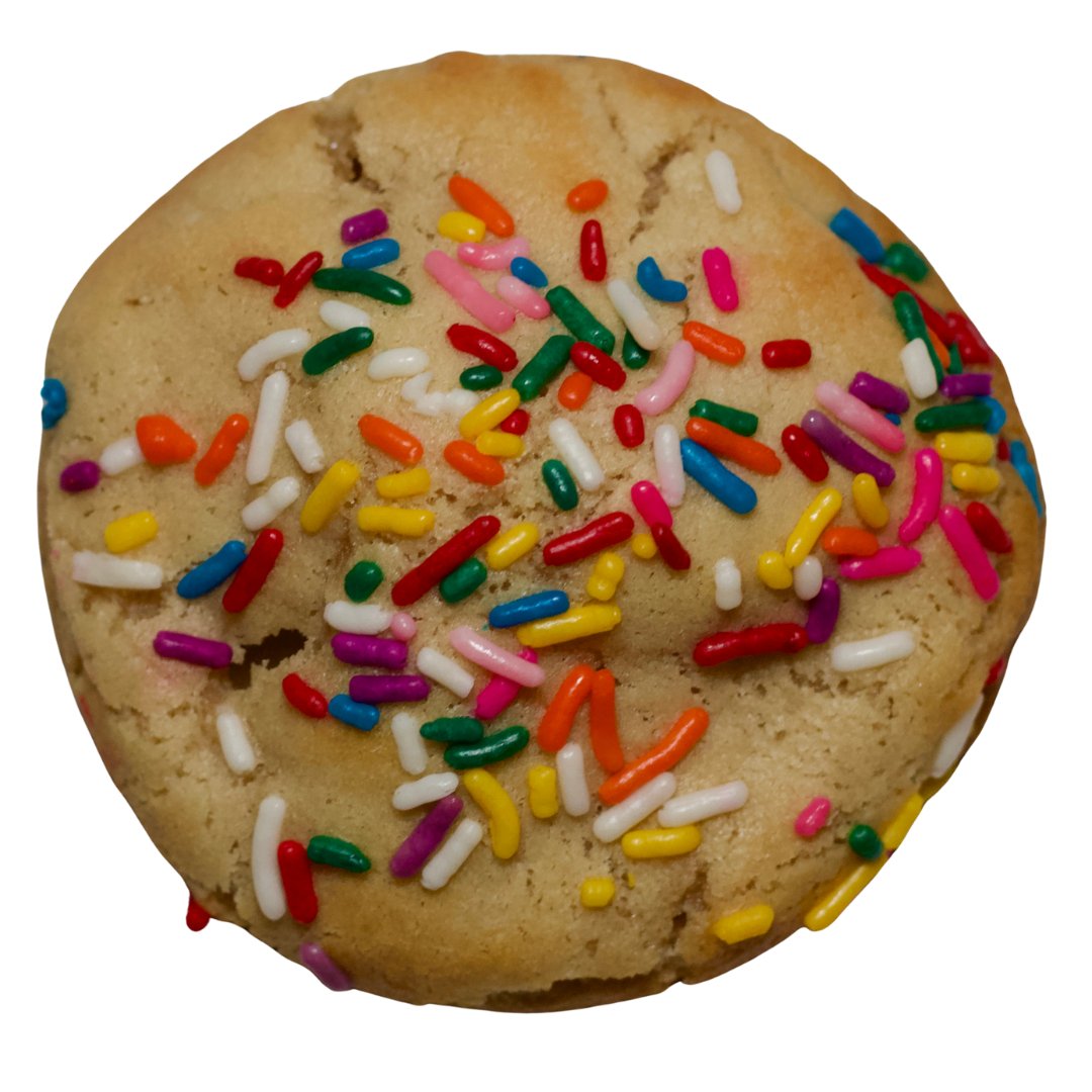 No Chip Cookie with Sprinkles