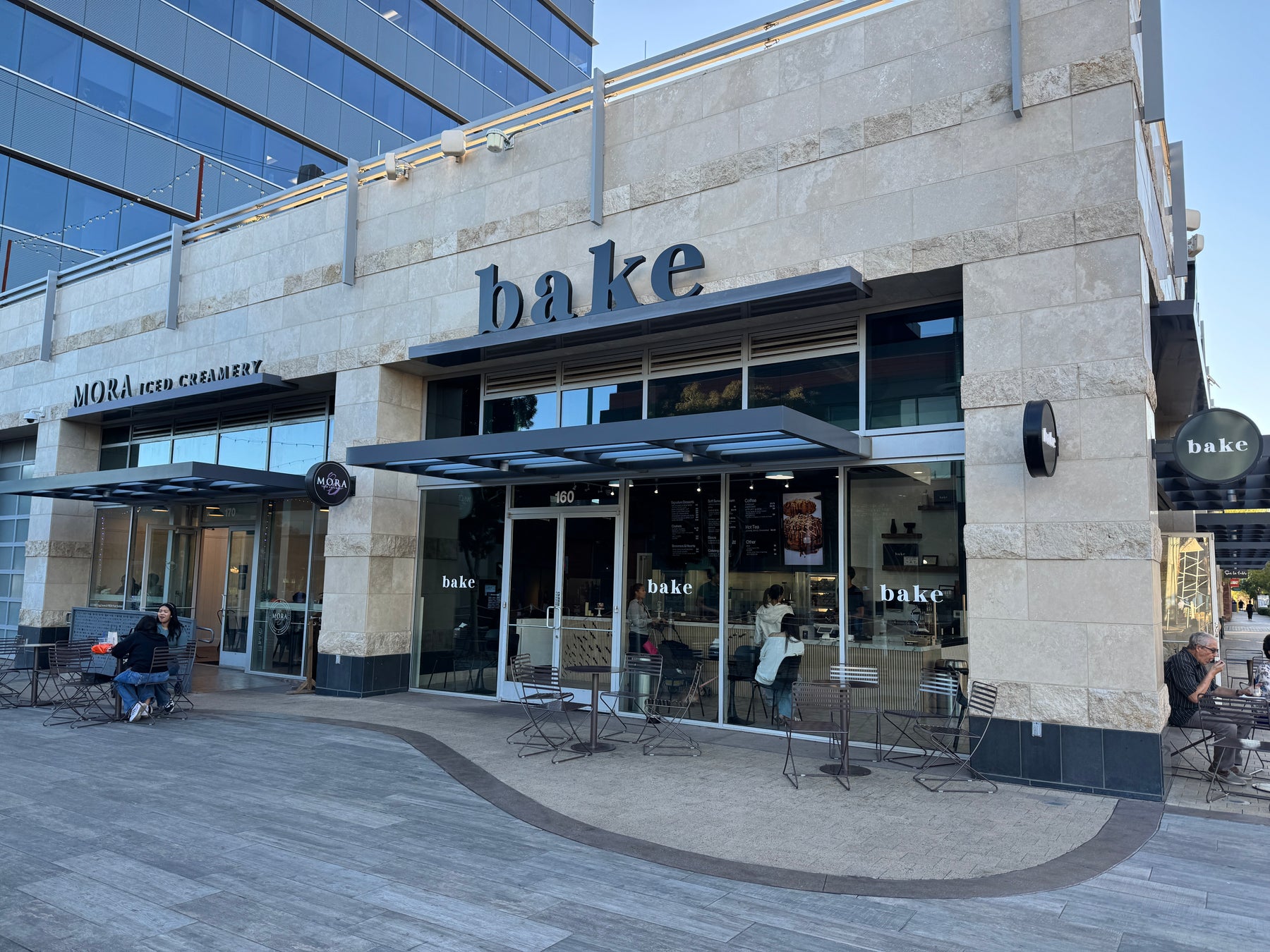 store with bake logo next door to Mora Ice Cream in downtown Summerlin las Vegas