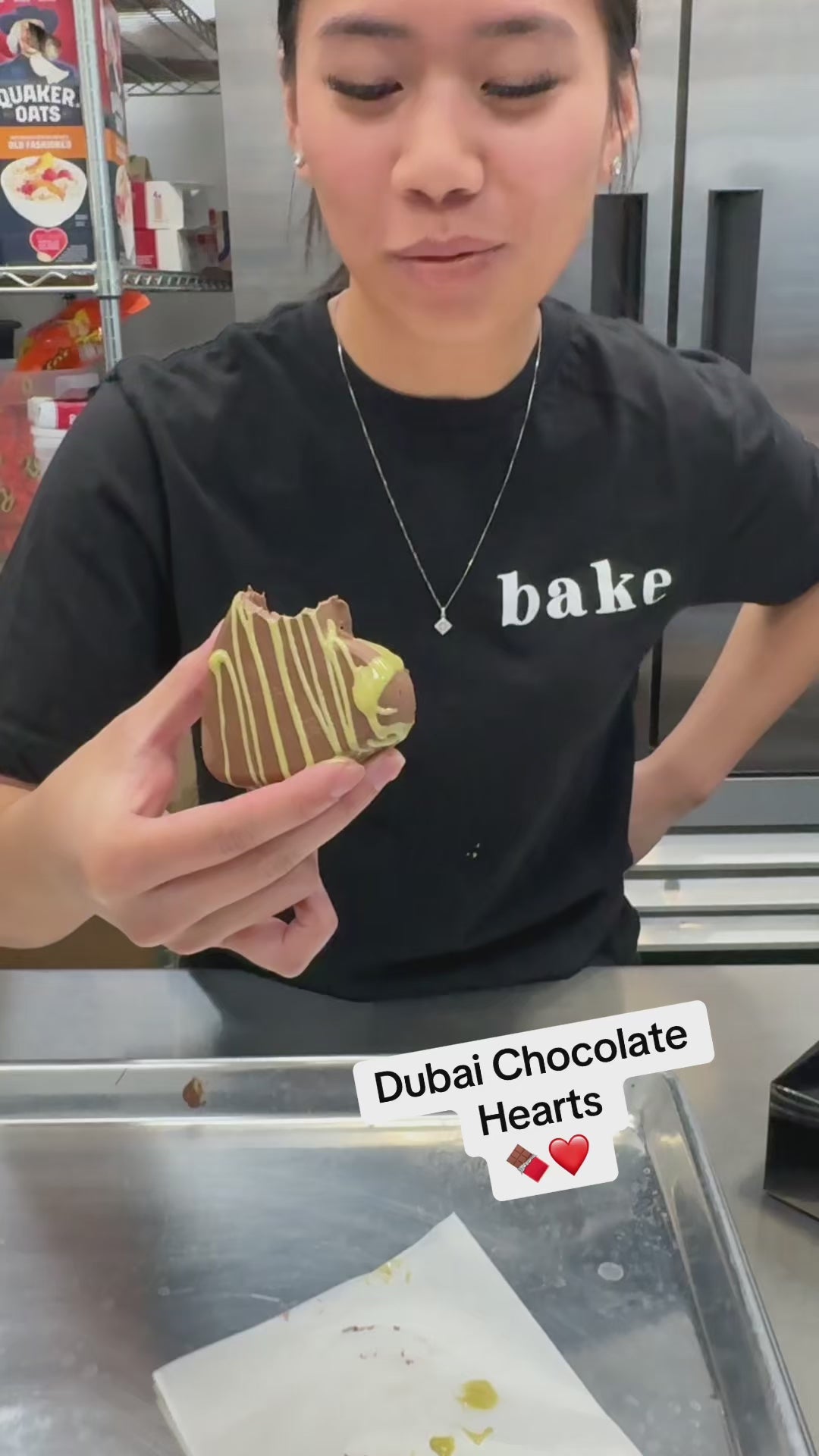 Dubai Chocolate Heart – bake the Cookie Shoppe