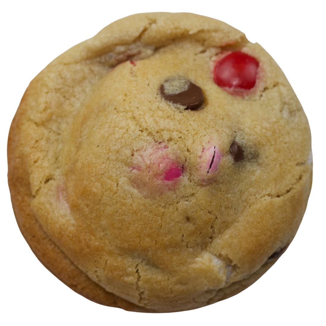 Chocolate Chip M&M Cookie with the Valentine's Day Mix M&Ms